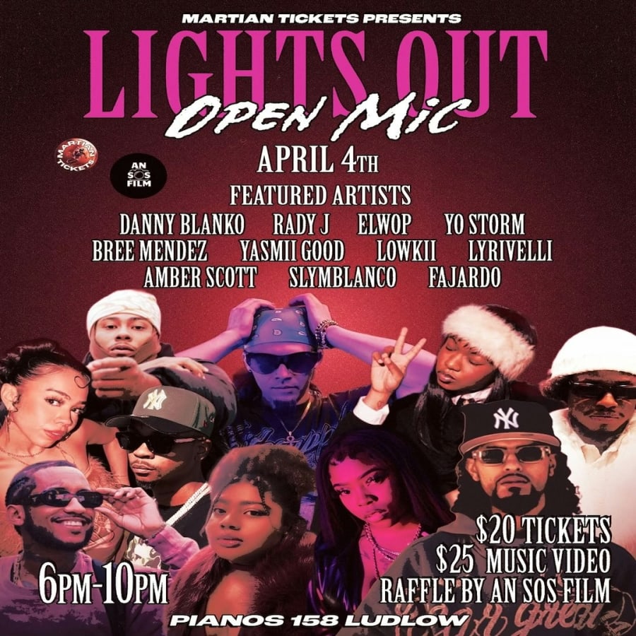 Martian Tickets Presents: Open Mic