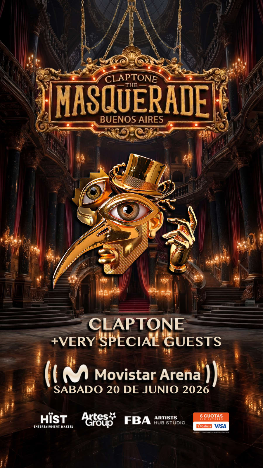 Masquerade Buenos Aires by Claptone