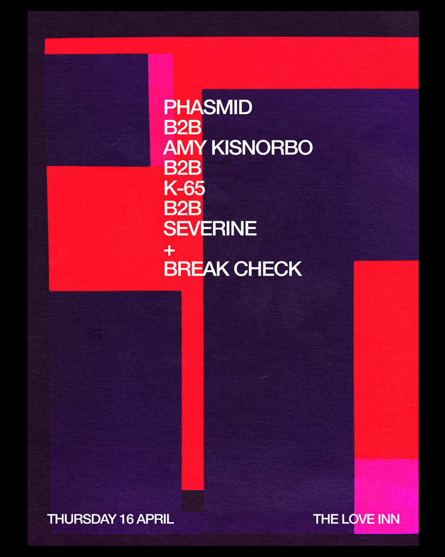 Phasmid b2b Amy Kisnorbo b2b K-65 b2b severine + Break Check