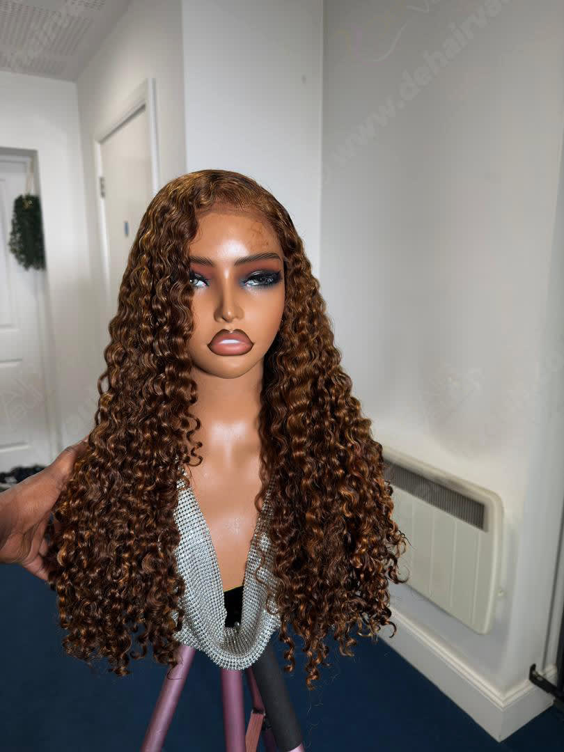 Wig Luna natural: 14 inches Raw Filipino bounce / Raw 5x5 14 inches Filipino bouncy wig. - Image 3