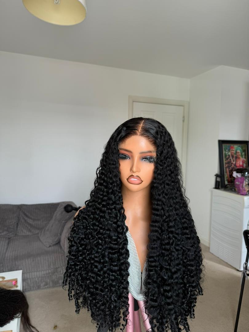 Wig Diana | 26-inch Super Double Drawn Pixie Curls – 5x5 HD Closure (400g) - Image 1
