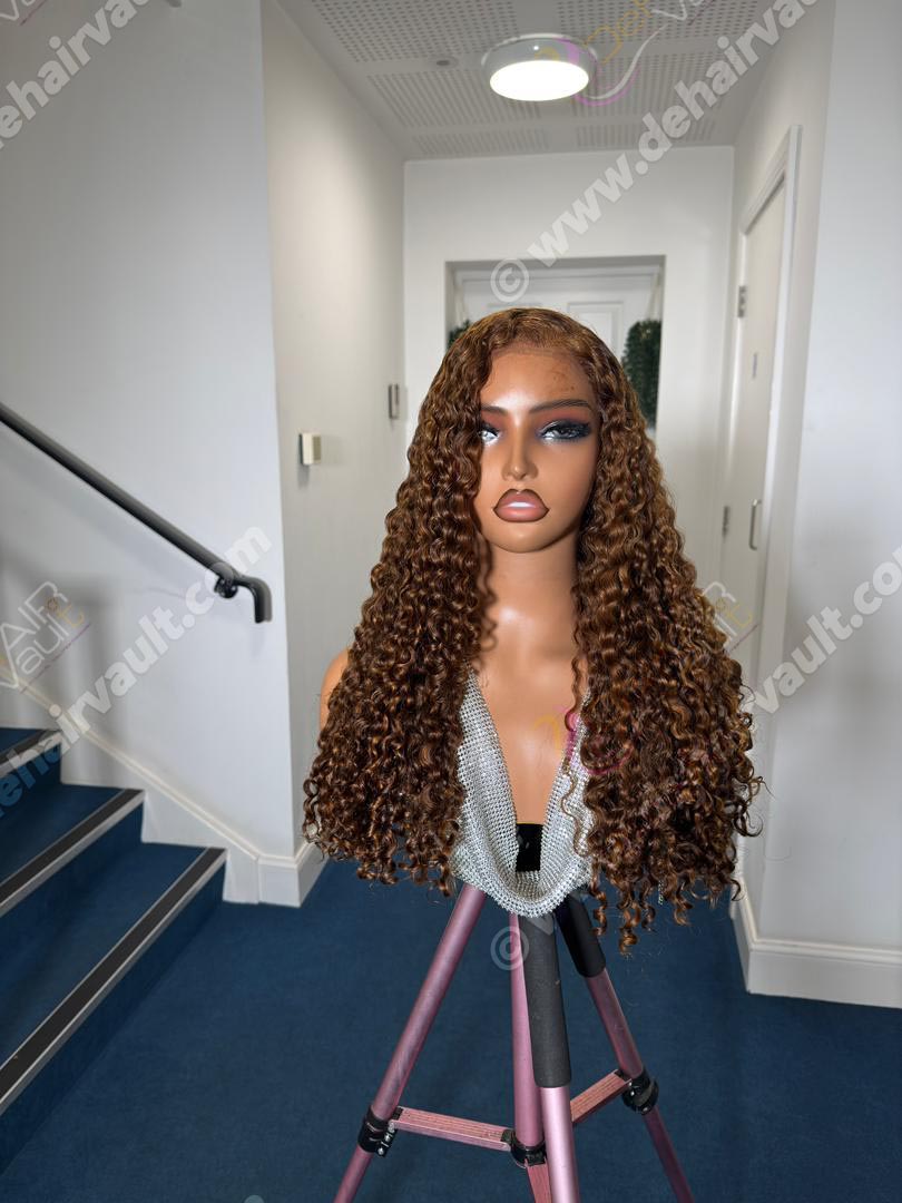 Wig Vee Piano | 20-inch SDD Piano Pixie Curl Wig – 5x5 Swiss Closure (300g) - Image 3