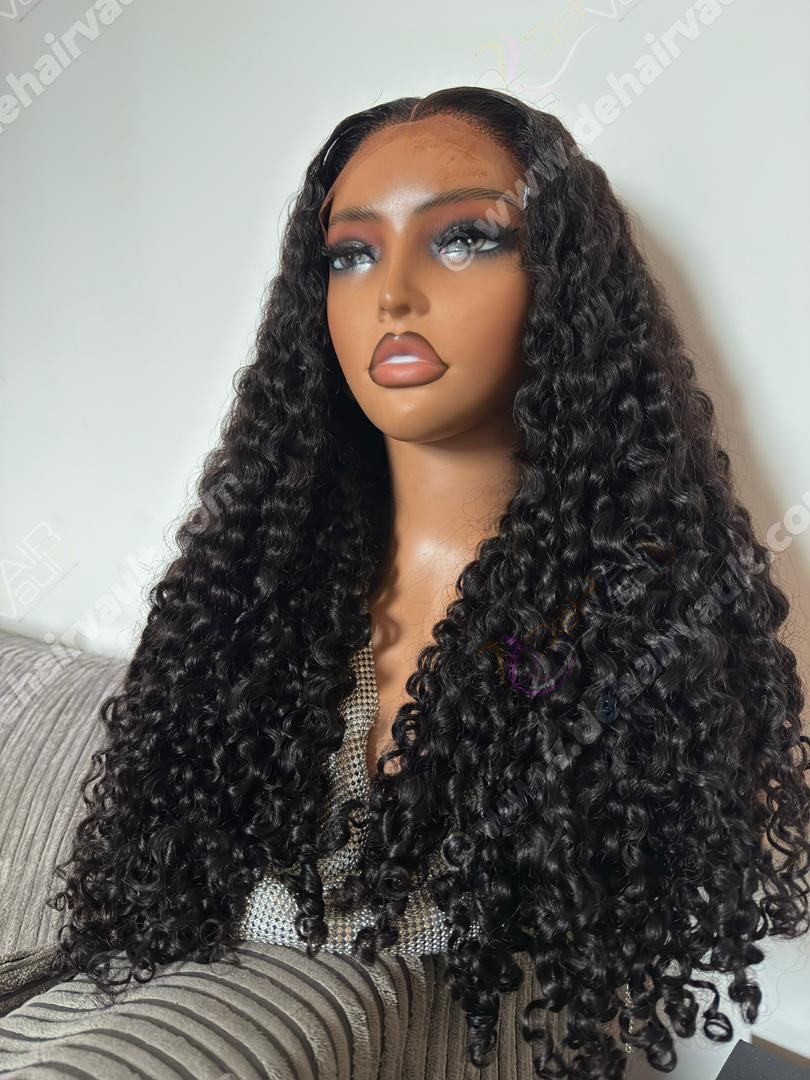 Wig Glem | 22-inch Pixie Curls – 5x5 Swiss Lace Closure (300g) - Image 2