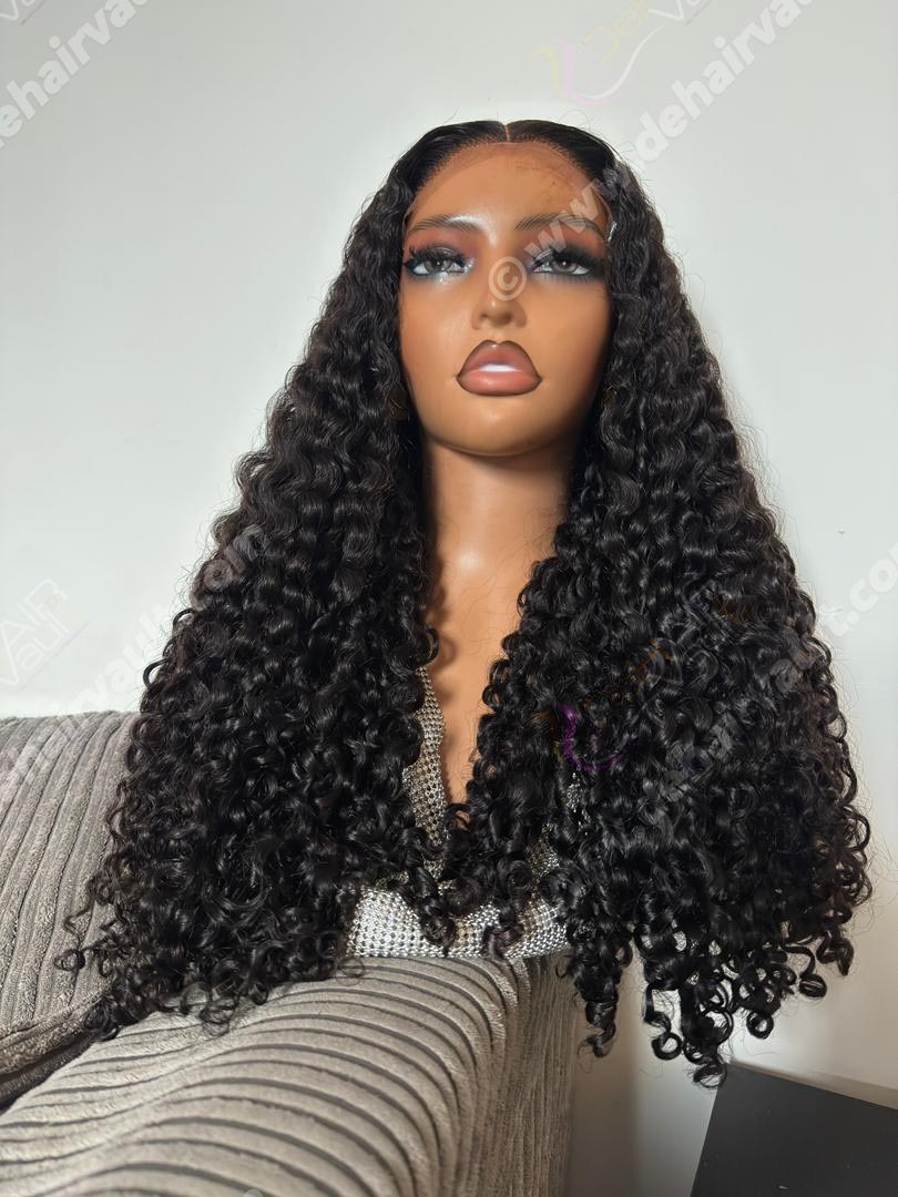 Wig Glem | 22-inch Pixie Curls – 5x5 Swiss Lace Closure (300g) - Image 4