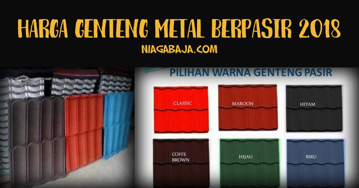 Harga Genteng Metal Pasir Aplus