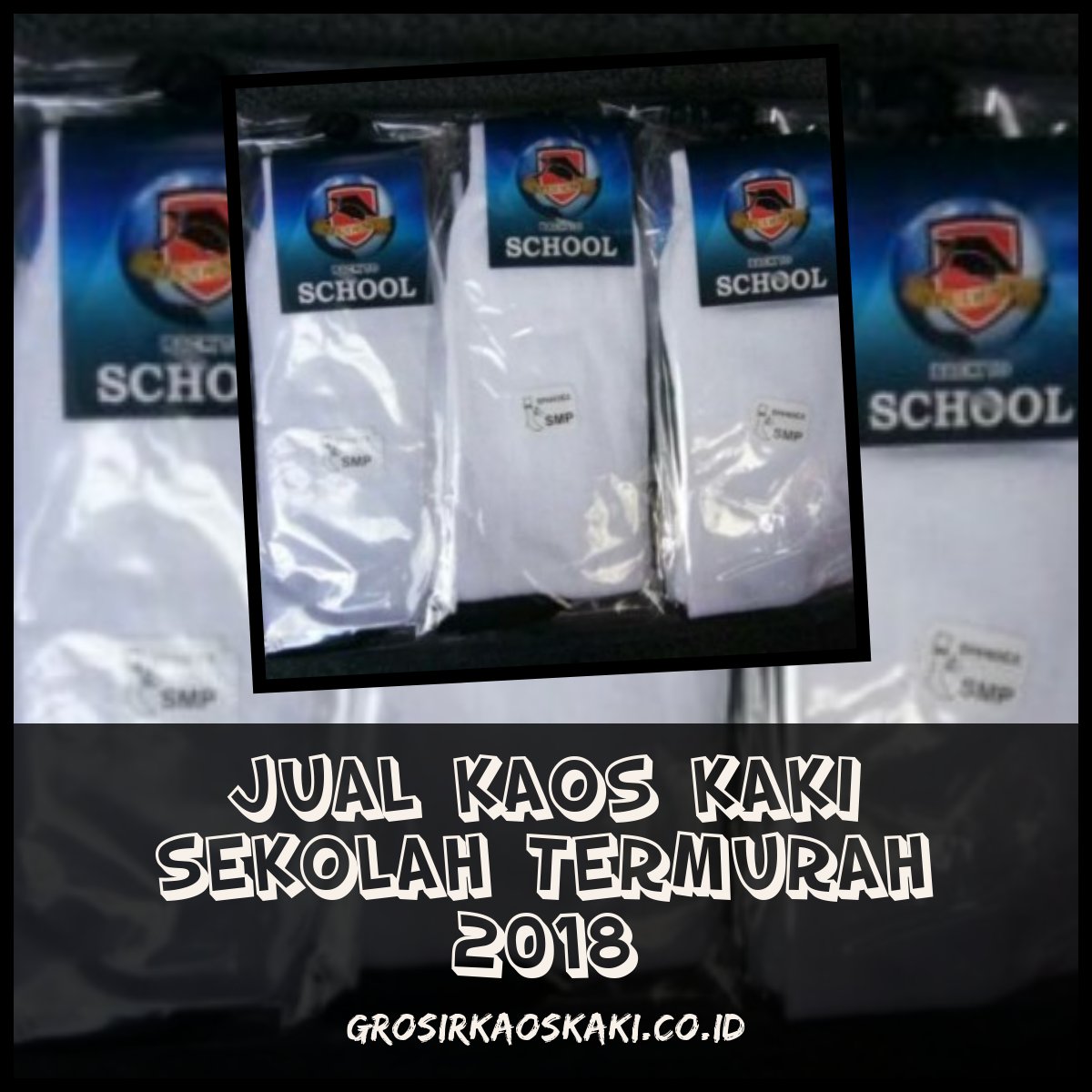  Kaos  Kaki Sekolah Sablon Cara Promosi Website