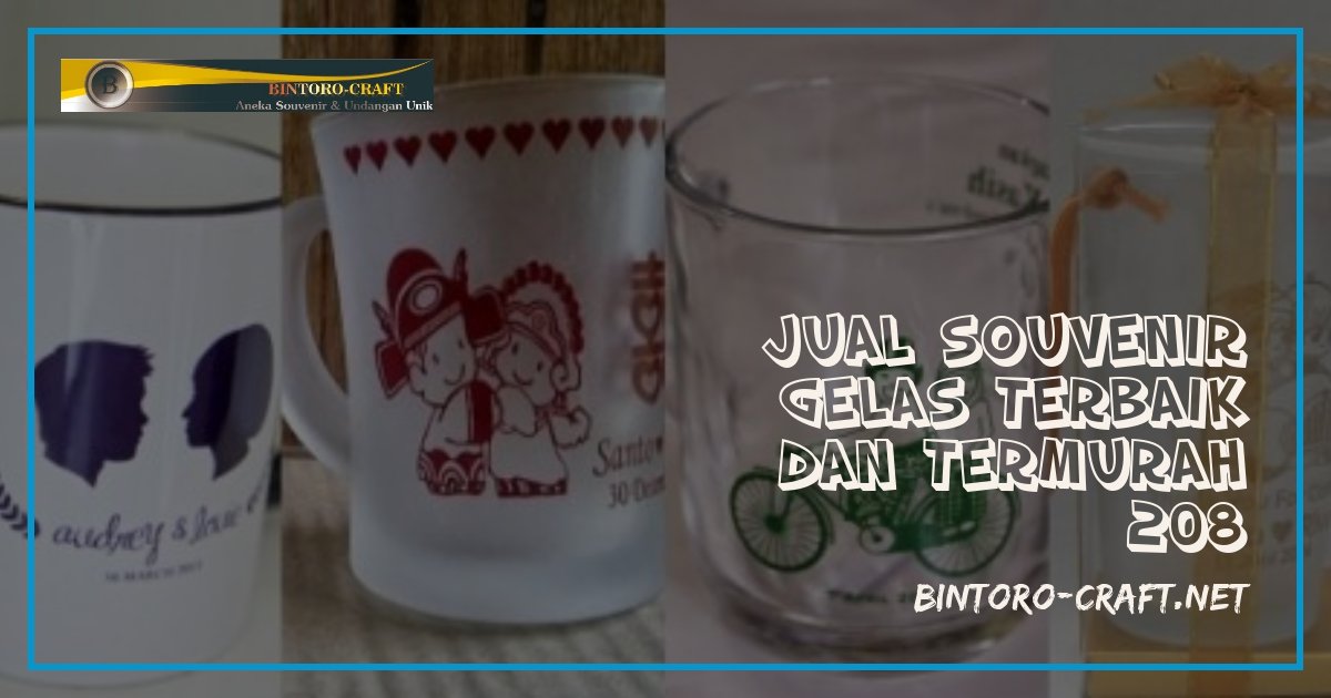 Souvenir Pernikahan Gelas Murah Di Bekasi