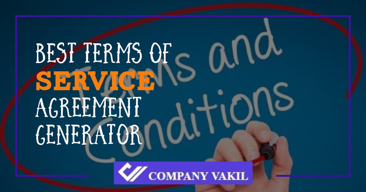 terms and conditions for service agreement for it company