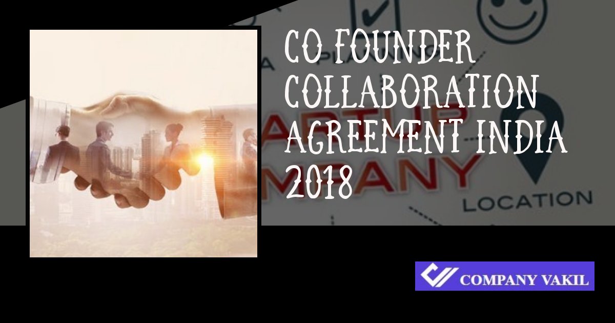 co founder agreement sample online india