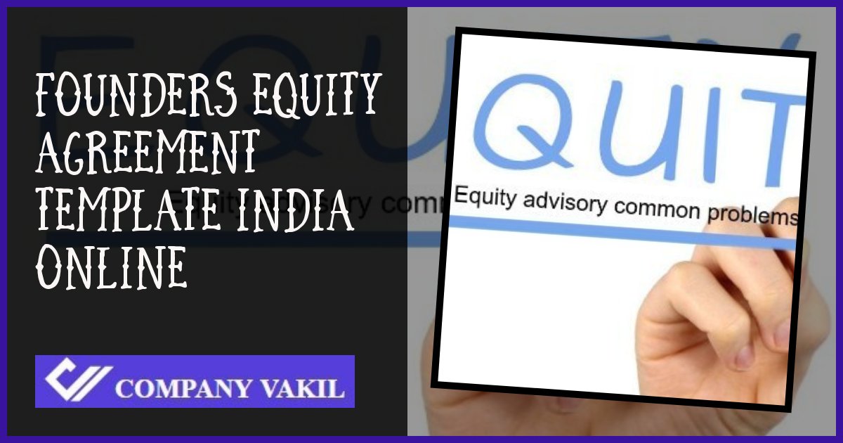 founders equity agreement template india online