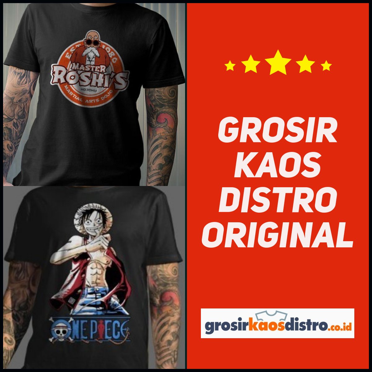 Kaos Distro Original Merk Branded