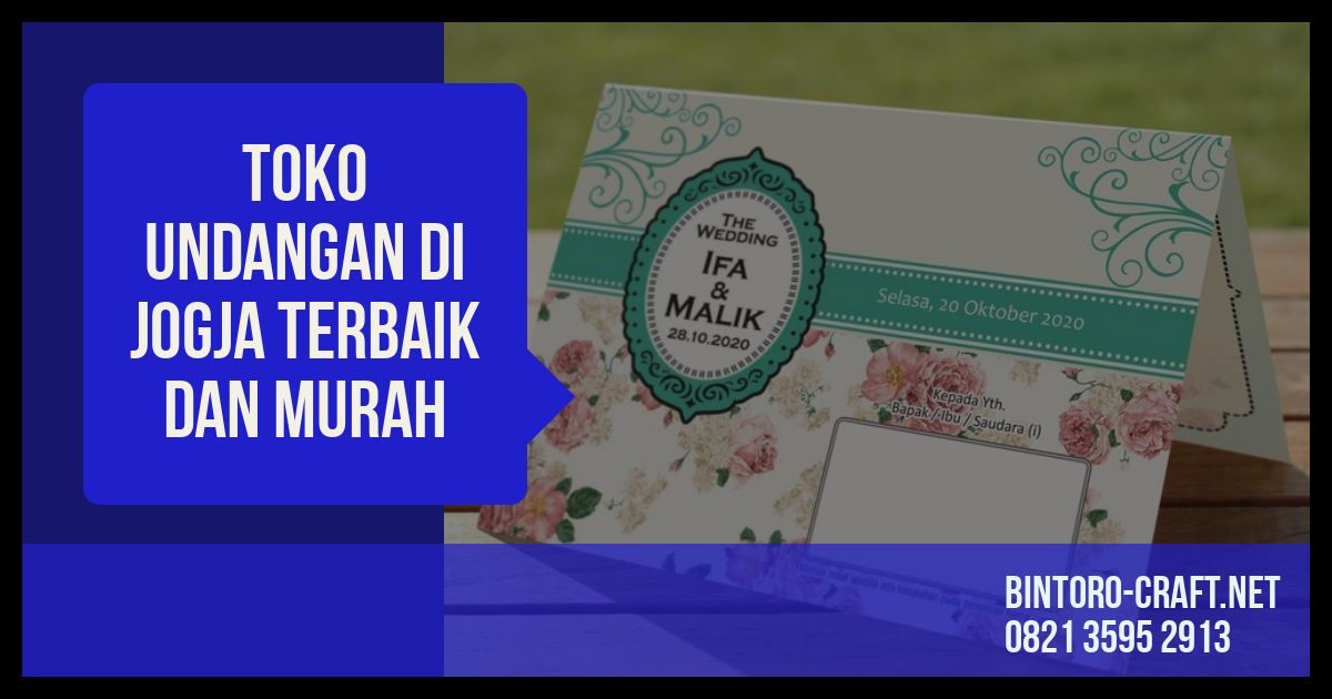 Toko Undangan Di Jogja Murah Terbaik Sayaeyrasaha