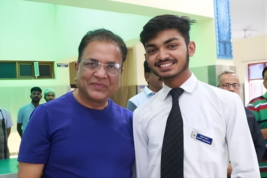 Arpit as Head Boy of LK Singhania Education Centre