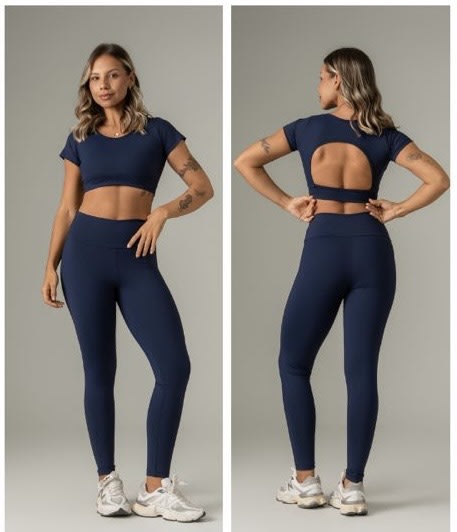 Conjunto Gisele Azul Marinho