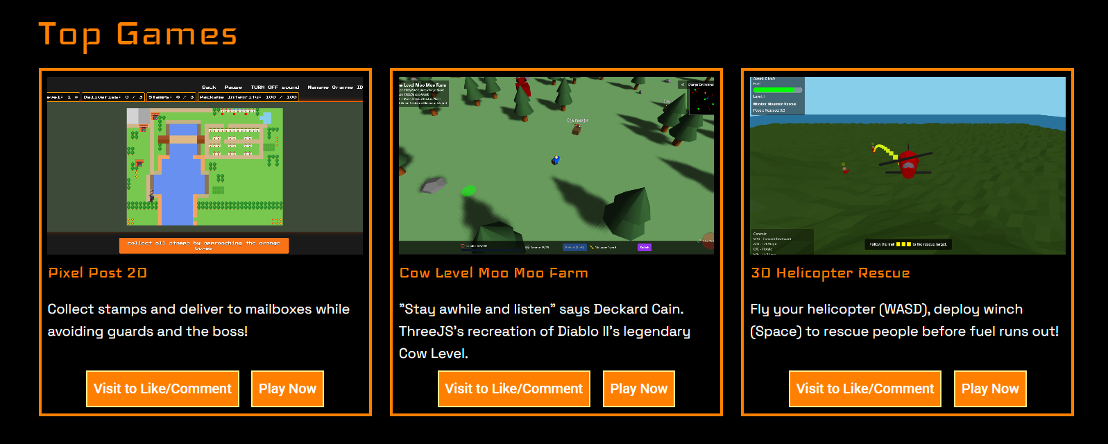 Vibe coded 9 games in 3 weeks.