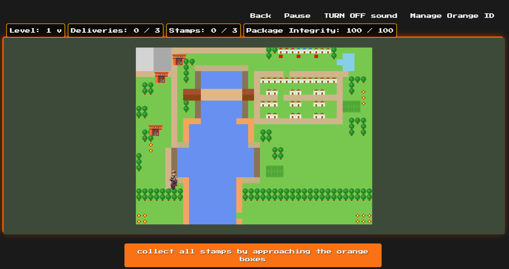 Pixel Post 2D - 3rd 🏆 in Orange Vibe Jam