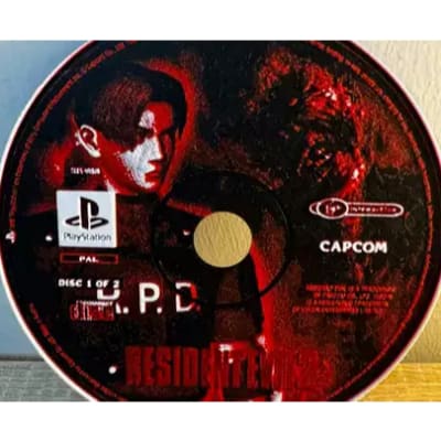 Quadro Decorativo CD Resident Evil 2, 4 e Requien Estilo PS2 + Suport de Exibição em impressão 3D — Moldz3D — foto 3