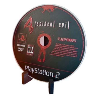 Quadro Decorativo CD Resident Evil 2, 4 e Requien Estilo PS2 + Suport de Exibição em impressão 3D — Moldz3D — foto 9