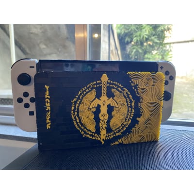 Capa para Dock Nintendo Switch OLED – Tema Zelda Tears of the Kingdom em impressão 3D — Moldz3D — foto 3
