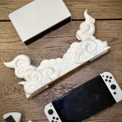 Dock Nuvem para Nintendo Switch Clássico/OLED – Design Minimalista e Criativo em impressão 3D — Moldz3D — foto 2