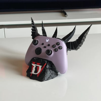 Suporte Controle Xbox PS5 PS4 Diablo Decorativo Gamer Organizador Impressão 3D Geek em impressão 3D — Moldz3D — foto 5