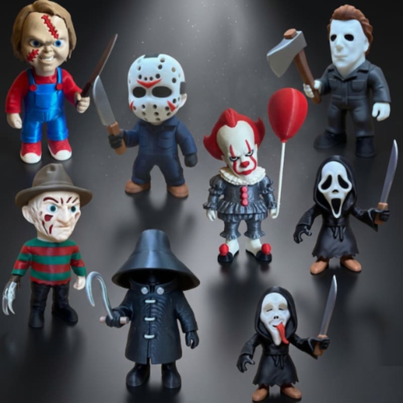 Figures Maiores nomes do Terror em 14cm Decorativo em impressão 3D — Moldz3D