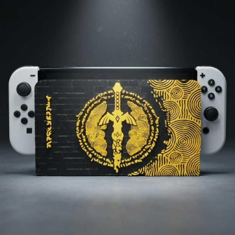 Capa para Dock Nintendo Switch OLED – Tema Zelda Tears of the Kingdom em impressão 3D — Moldz3D