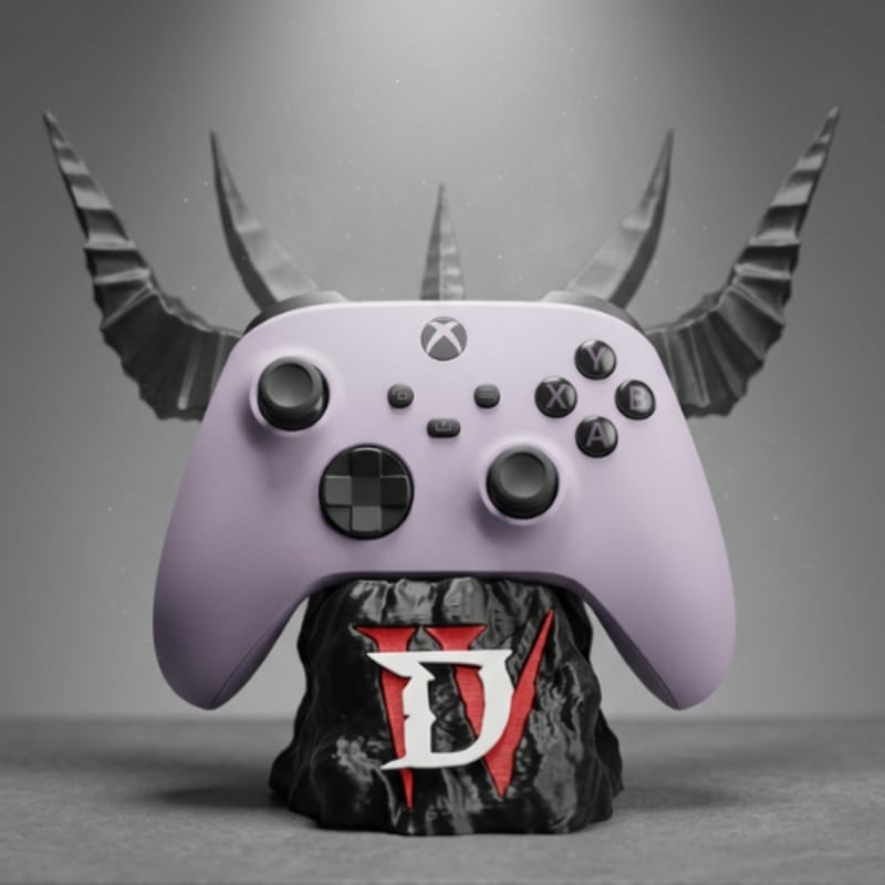 Suporte Controle Xbox PS5 PS4 Diablo Decorativo Gamer Organizador Impressão 3D Geek em impressão 3D — Moldz3D