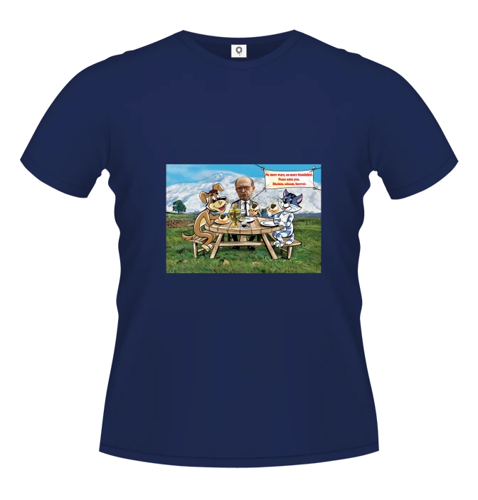 Caviar Celebration with Menachem Begin and Prostokvashno Crew — shirt design by Alex Glushenkov