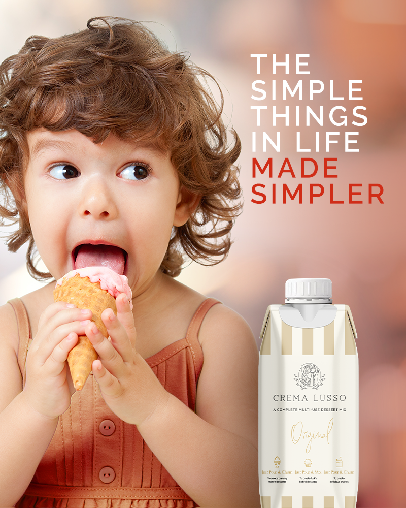 Crema Lusso consumer advertising