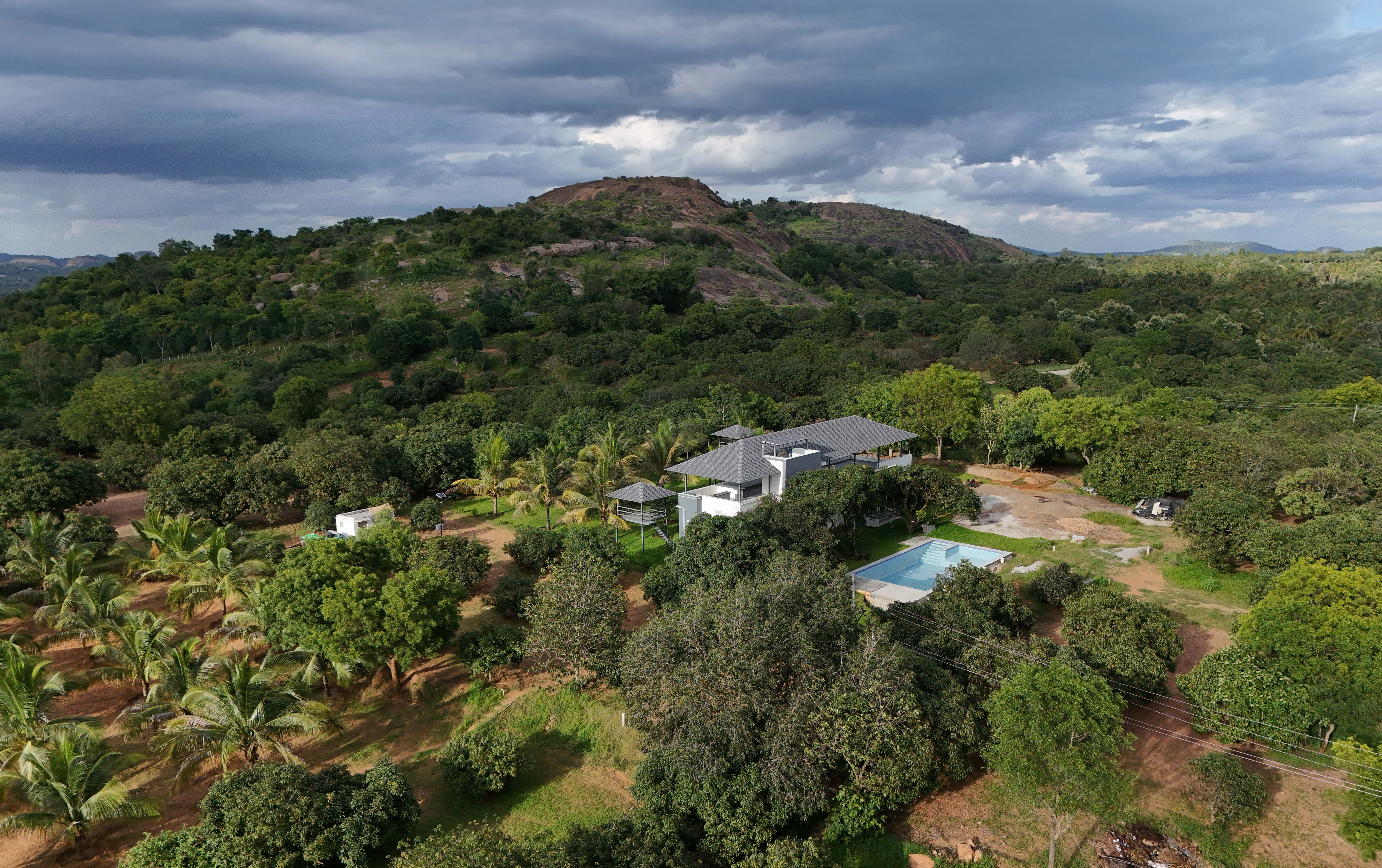 Hosachiguru aerial farm
