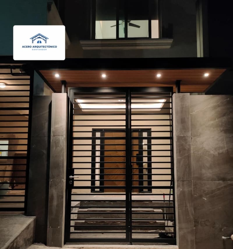 Puertas de Hierro Modernas 11