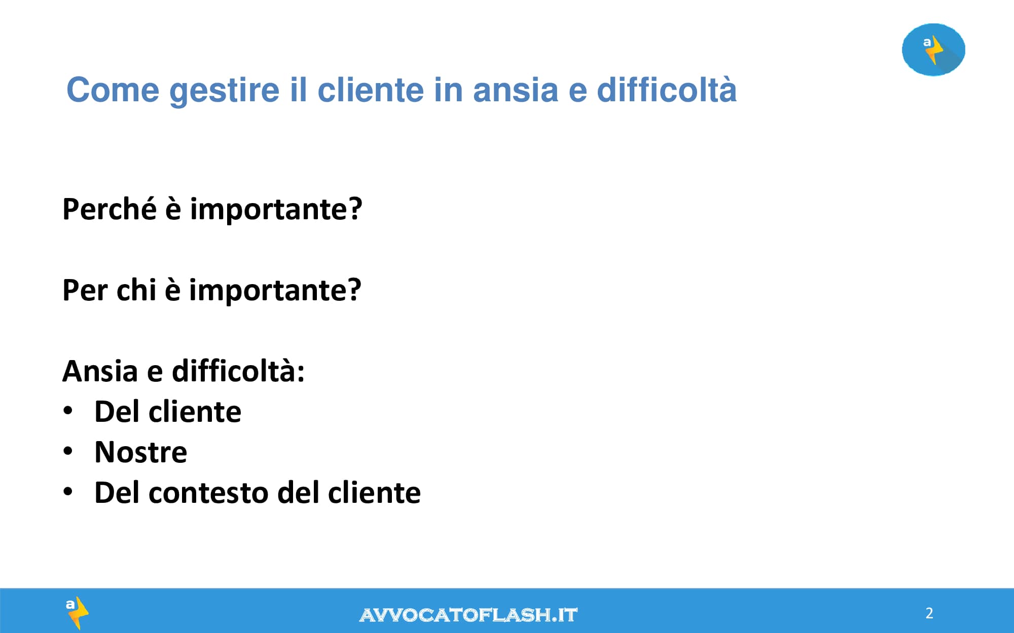 Come gestire il cliente in ansia 