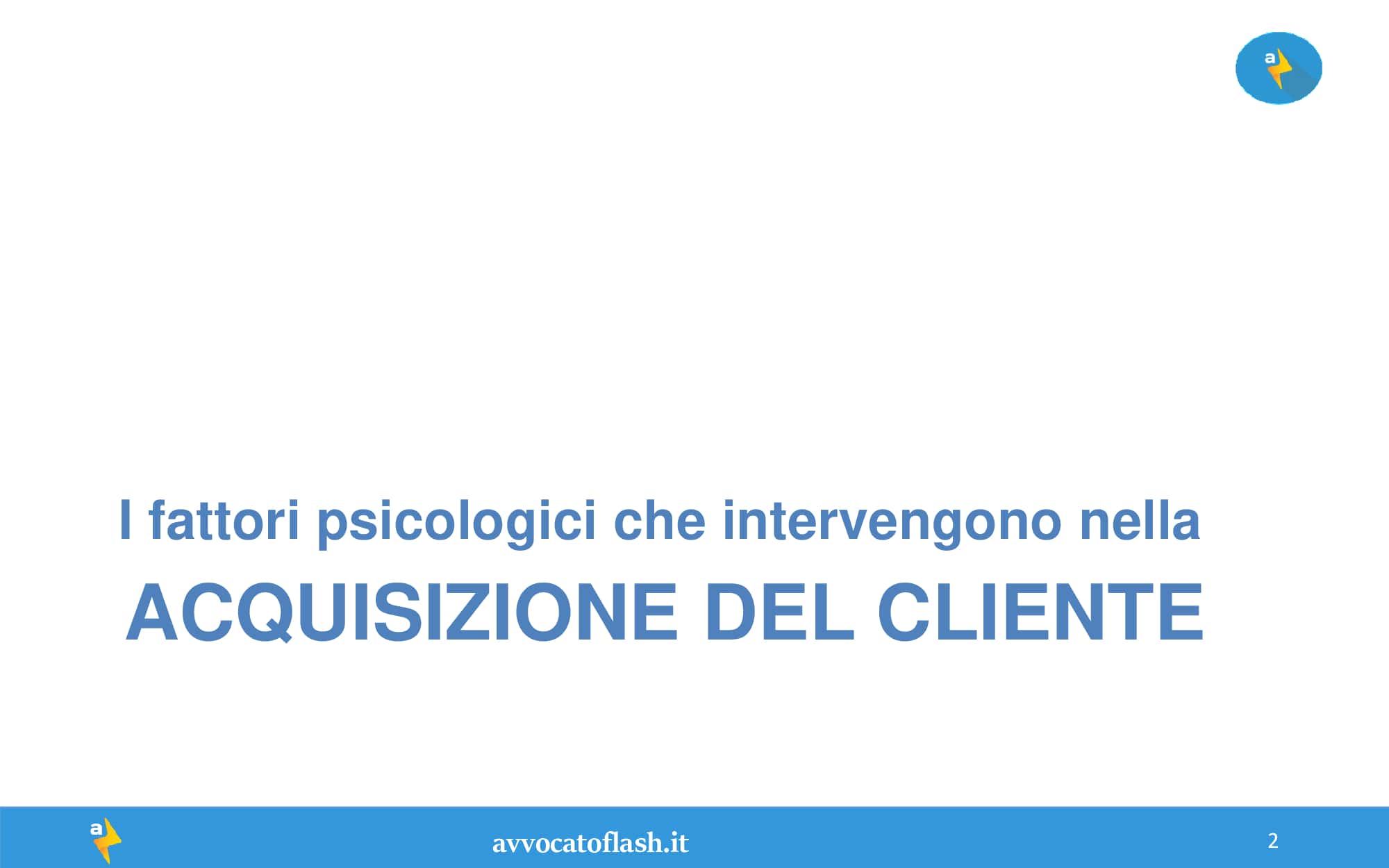 Sintesi del Webinar: I fattori psicologici che intervengono nell'acquisizione del cliente