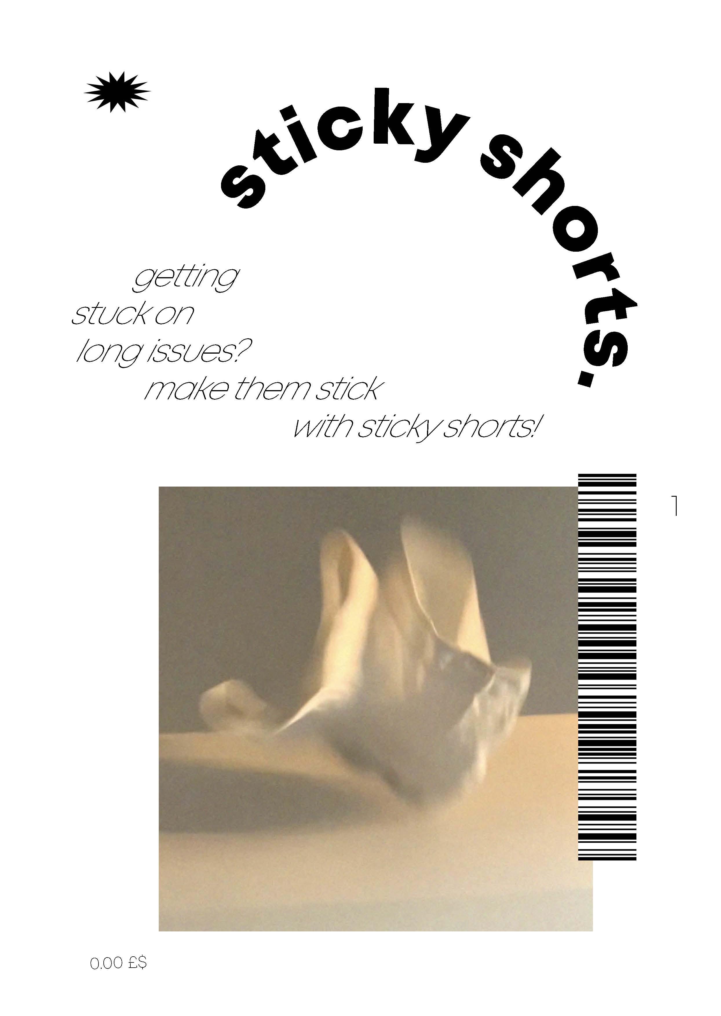 sticky shorts issue one cover