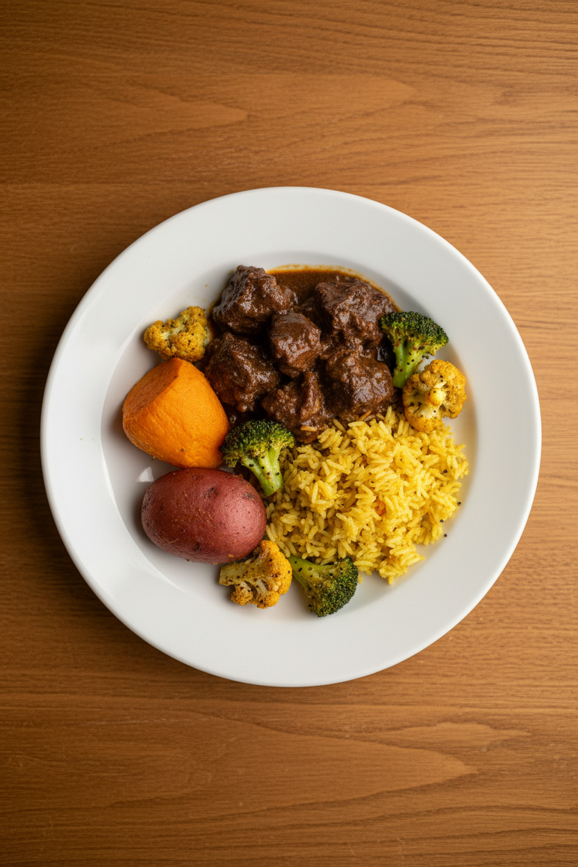 Jerk Braised Beef Bowl