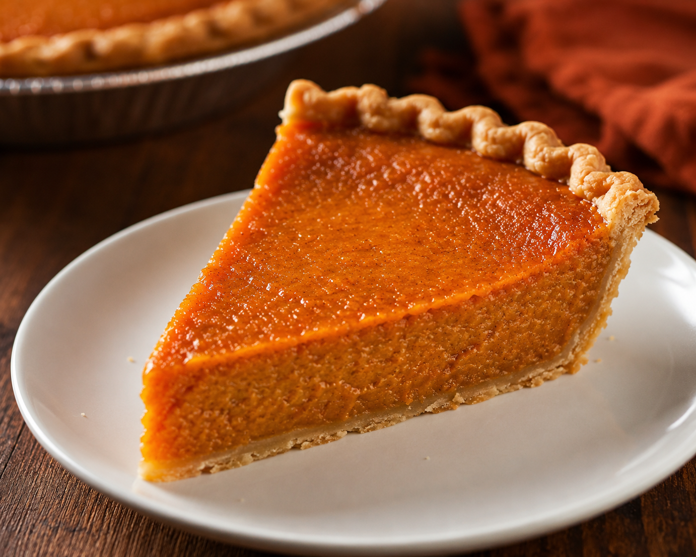 Slice of Sweet Potato Pie