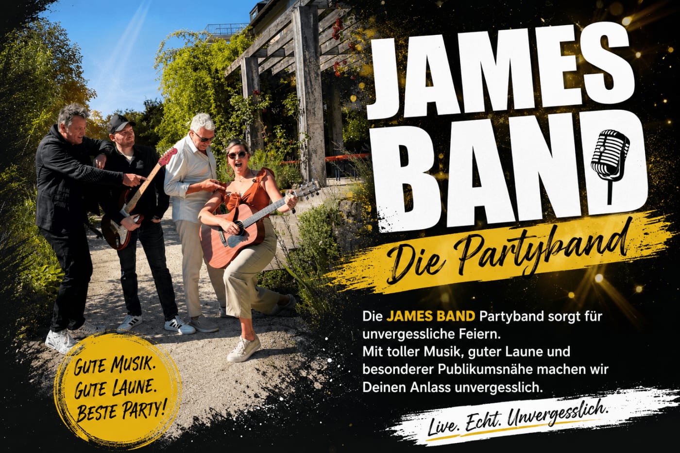 JAMES BAND - unterwegs im Auftrag der guten Laune – Bild 1