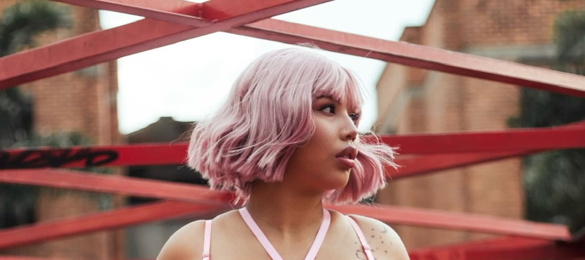 Conjunto Lencería Strappy Rosa – Tallas Grandes | Vicsy