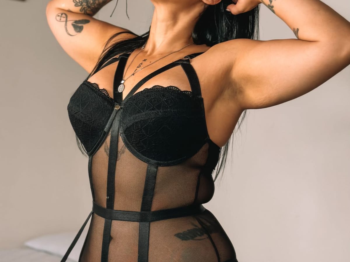Body Transparencia con Encaje y Tirantes – Tallas Grandes | Vicsy