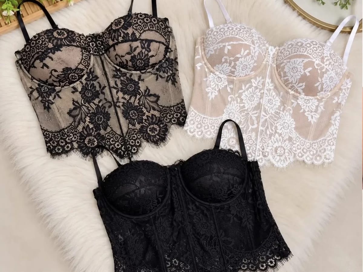 Corset Victoria en Encaje – Hecho a Medida | Vicsy — tallas grandes Colombia | Vicsy