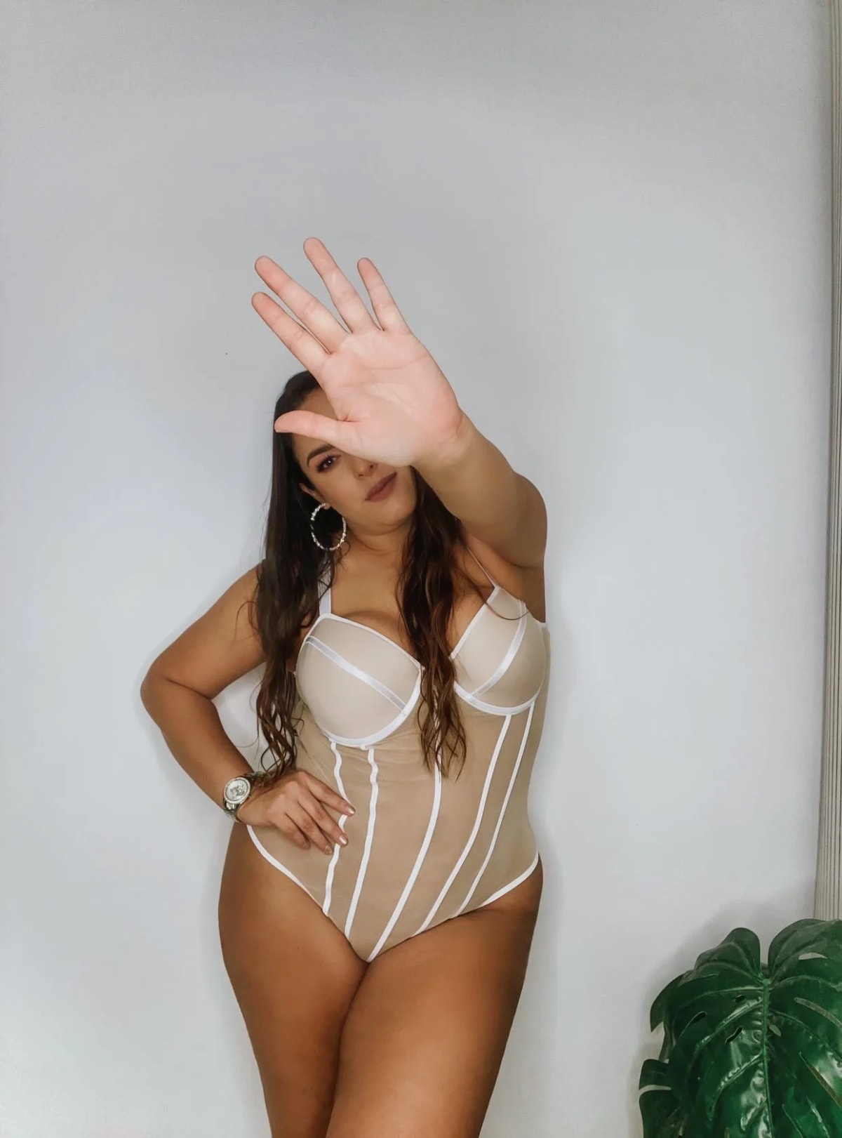 Body Mesh con Varillas – Tallas Grandes | Vicsy — vista principal