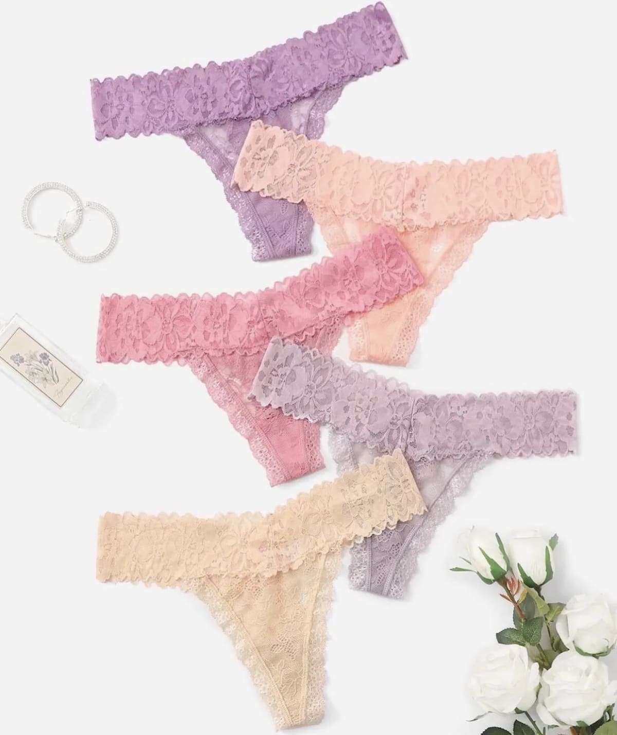 Tanga X4 de Encaje en Varios Colores – para Todas las Tallas | Vicsy — vista principal