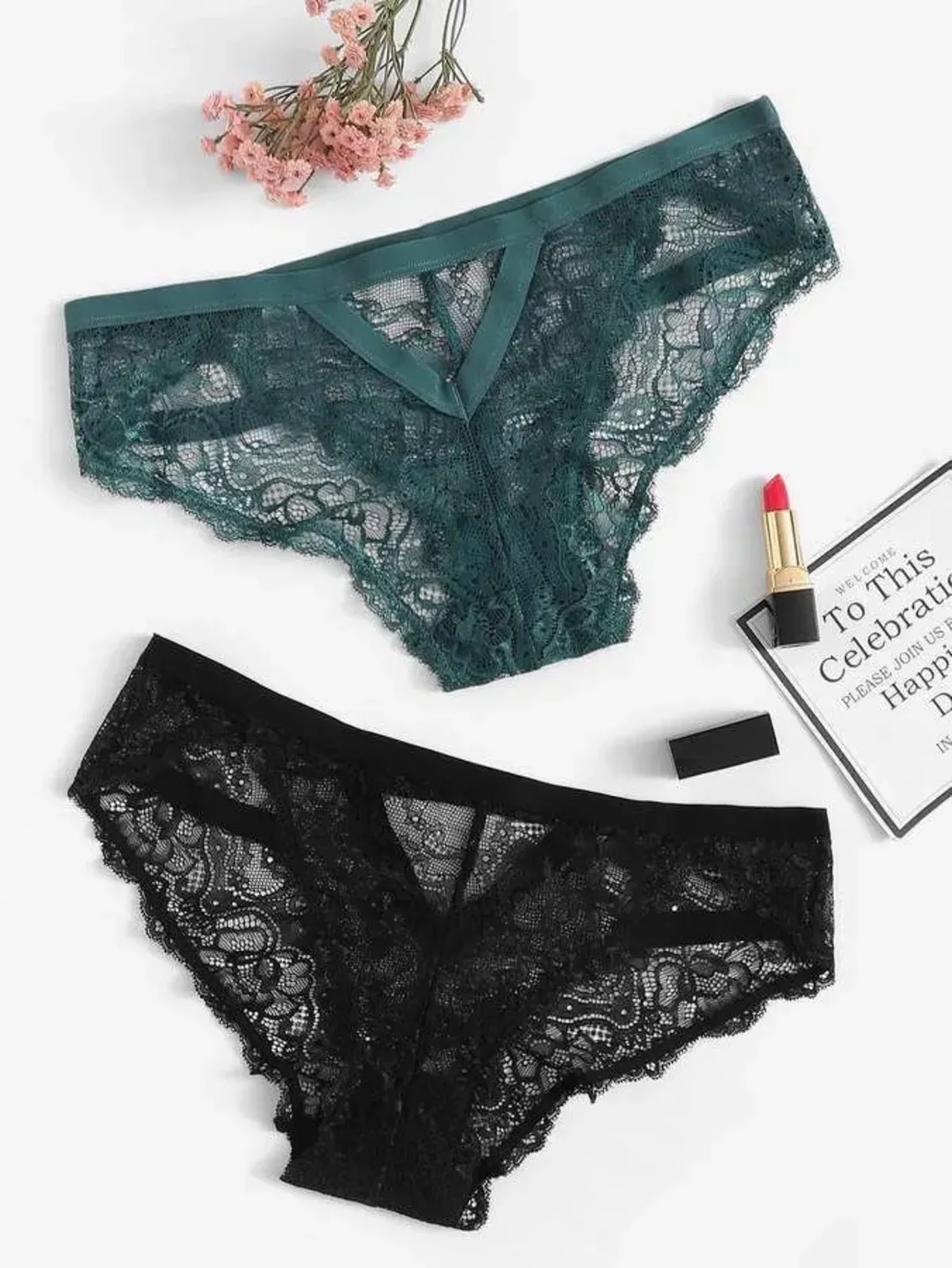 Panty de Encaje X3 – para Todas las Tallas | Vicsy — vista principal