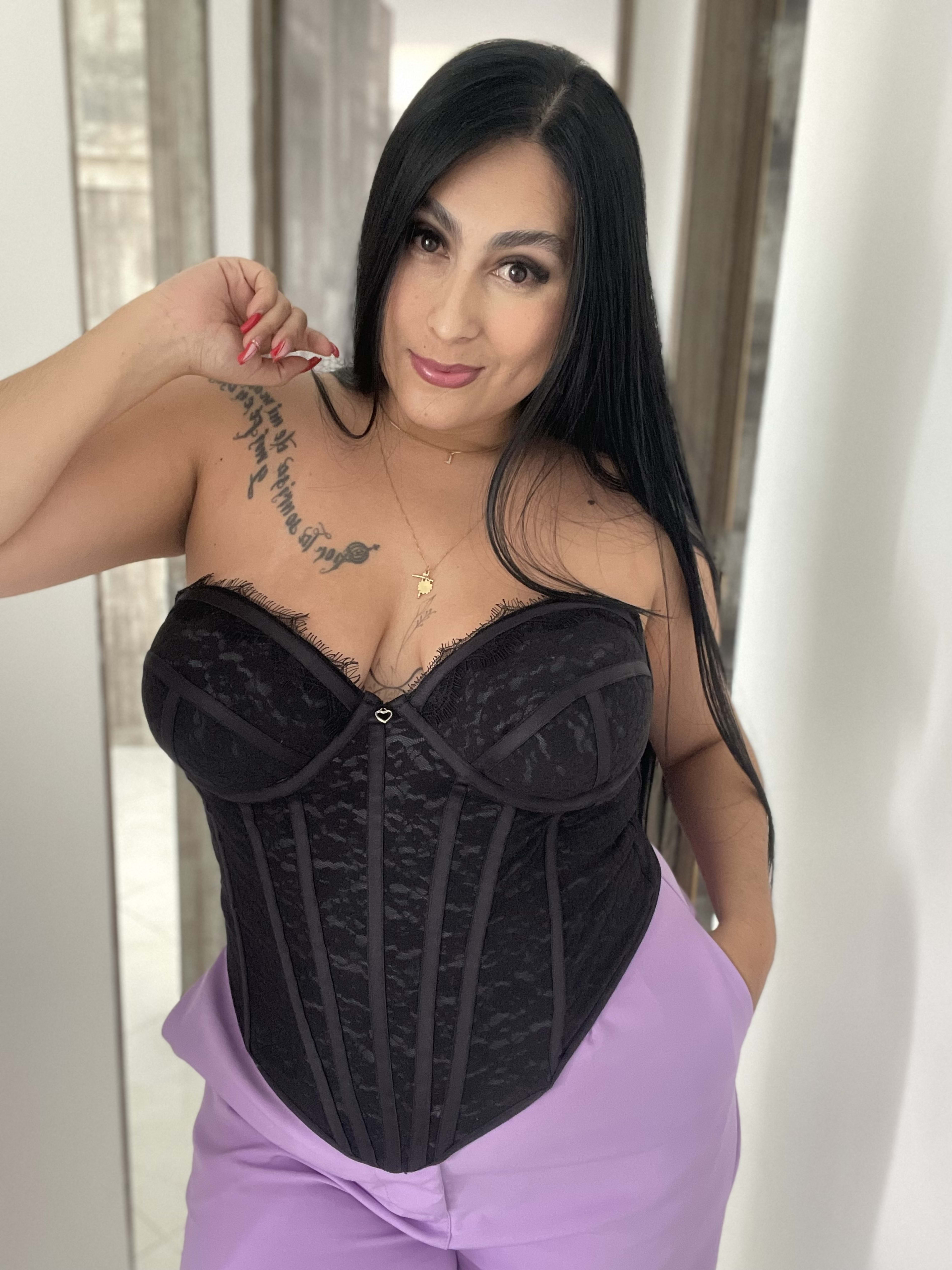 Corset Encaje con Varillas – Tallas Grandes | Vicsy — vista principal