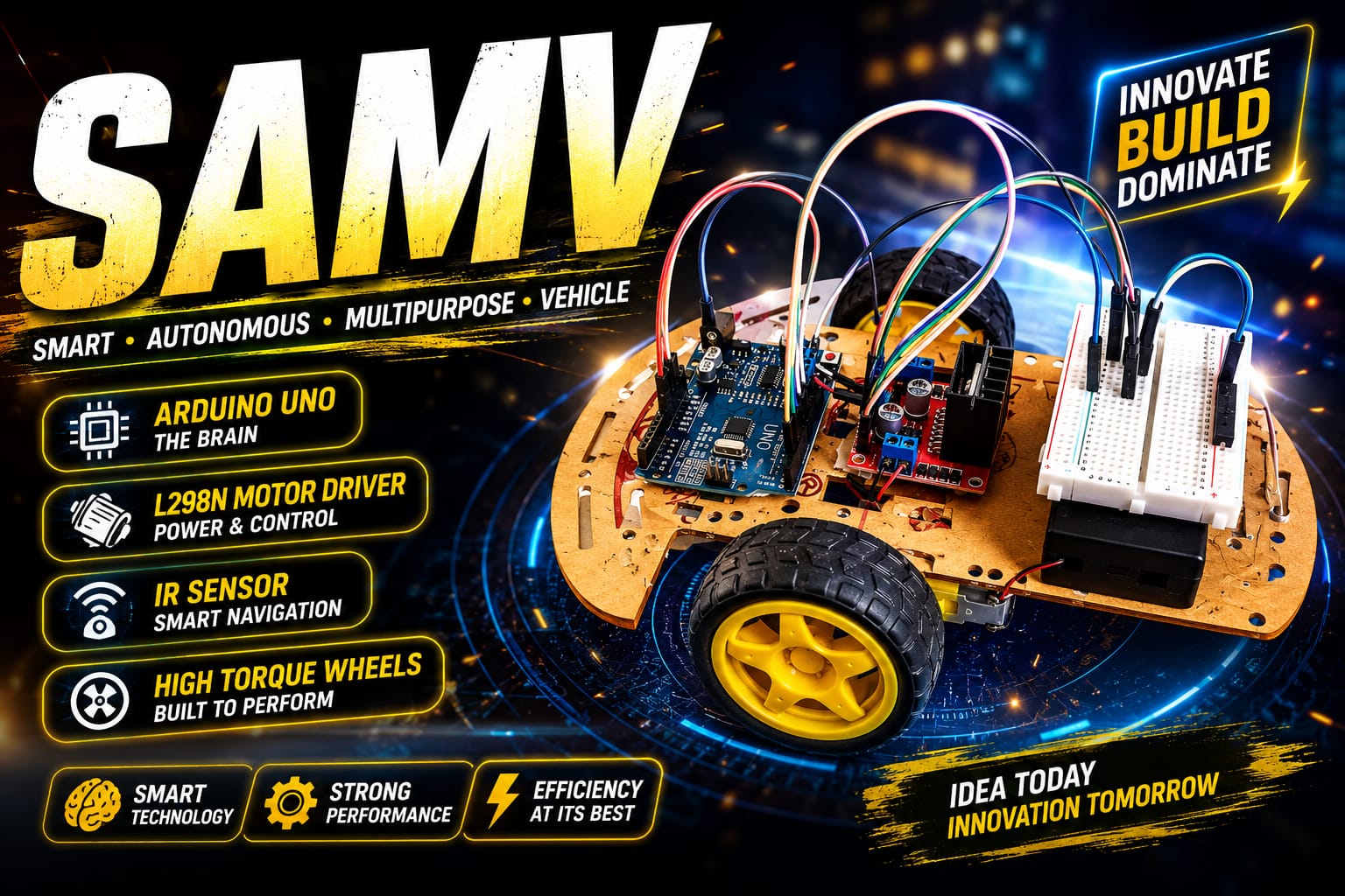 SAMV(semi autonomus mobilty vehical)