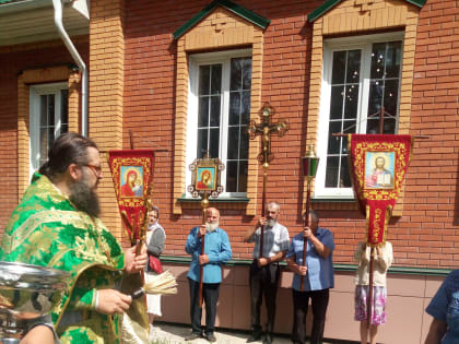 Престольный праздник в храме преподобного Сергия Радонежского с. Довольного