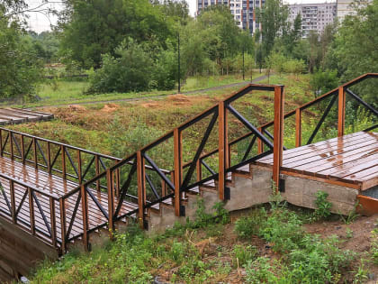 Парк «Каменка» готов на 70%: благоустройство завершат в ноябре