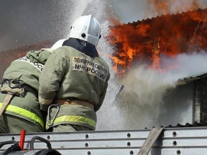 Пожар на дачных участках