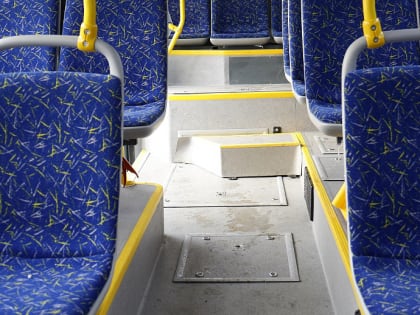 Рейсовый автобус заглох из-за 30-градусных морозов под Новосибирском